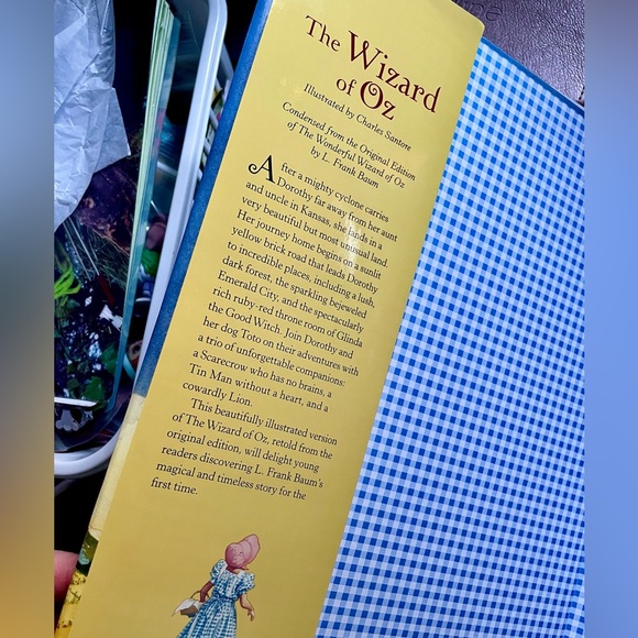 Wizard of Oz hardcover book, Kohls cares book - Picture 4 of 12